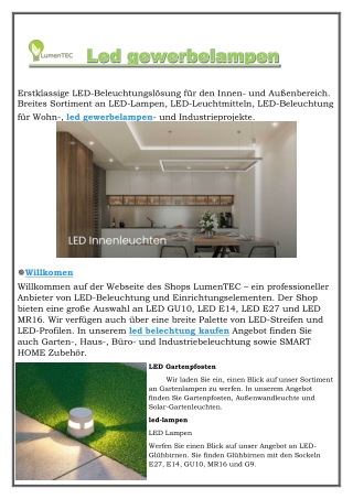 led gewerbelampen