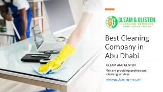 Best Cleaning Company in Abu Dhabi