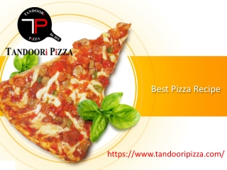 best pizza recipe-Tandoori Pizza