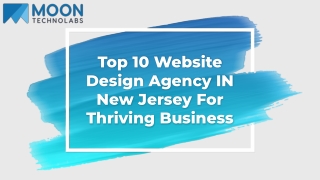 Top 10 Website Design Agency IN New Jersey For Thriving Business