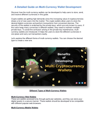 Benefits of Cryptowallet