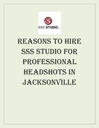 Jacksonville Professional Headshots