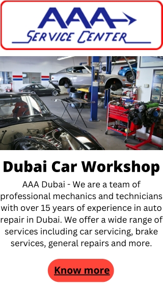 Dubai Car Workshop