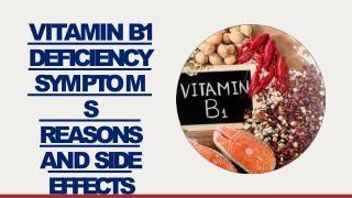 Vitamin B1 Deficiency Symptoms