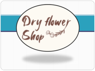 Buy Dry Flower Decor Online In Australia - www.dryflowershop.com.au
