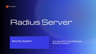 Radius Server is Best For Enterprises!