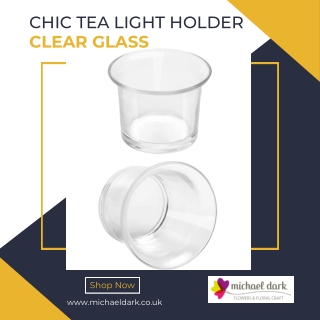 Chic Tealight Holder Clear