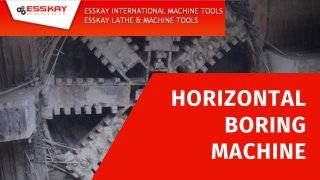 Horizontal Boring Machine