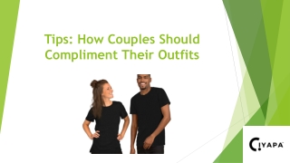 Tips How Couples Should Compliment Their Outfits