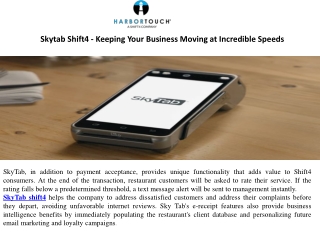 Skytab Shift4