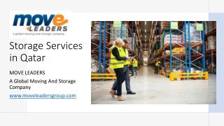 Storage Services in Qatar_