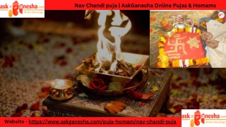 Nav Chandi puja  AskGanesha Online Pujas & Homams