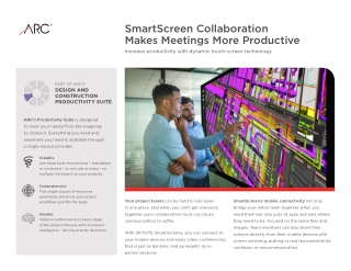 Modernize your meetings with an interactive SmartScreen