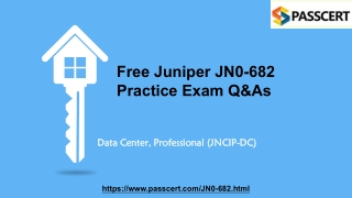2022 Latest Juniper JNCIP-DC Certification JN0-682 Dumps