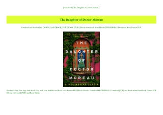 [read ebook] The Daughter of Doctor Moreau (E.B.O.O.K. DOWNLOAD^
