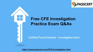 2022 Update CFE Investigation Exam Dumps