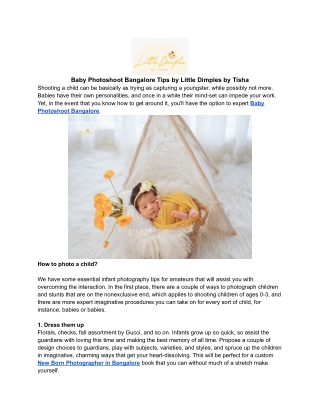 Baby Photoshoot Bangalore Tips by Little Dimples by Tisha (3)
