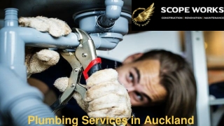 Residential and Commercial Plumbers in Auckland | Scope Works