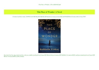 ^READ) This Place of Wonder A Novel EBOOK #pdf