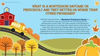 What is a Montessori daycare or preschool.pptx