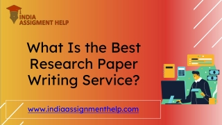 What Is the Best Research Paper Writing Service?