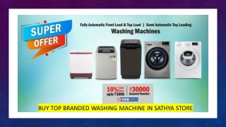 Washing machines showroom near me -  Sathya Store