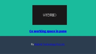 co working space in pune by Wybrid Space