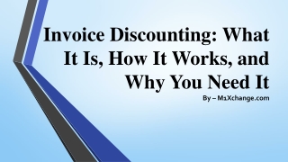 Invoice Discounting What It Is, How It Works, and Why You Need It