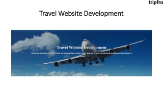 Travel Website Development