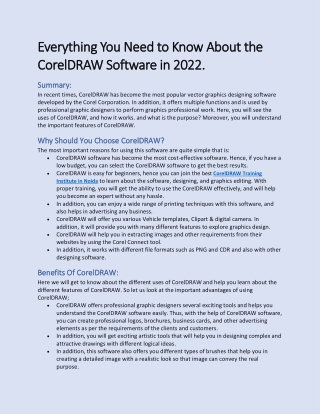 Everything You Need to Know About the CorelDRAW Software in 2022 (1)