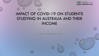 Impact Of Covid-19 On Students Studying In Australia