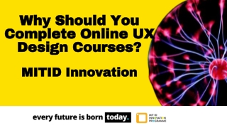 Online UX Design Courses - MIT ID Innovation