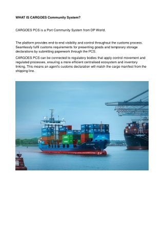 Port Community System