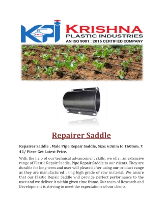 Repair Saddle