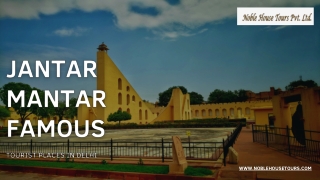 Jantar Mantar Famous Tourist Places In Delhi