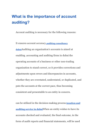 uae tax and auditing