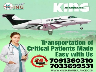 King Air Ambulance Service in Patna-Advanced Medical Tool at Low-Cost