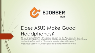 Does ASUS Make Good Headphones?