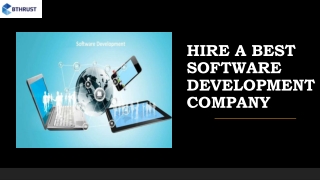 HIRE A BEST SOFTWARE DEVELOPMENT COMPANY