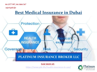 Best Medical Insurance in Dubai for You