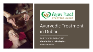 Ayurvedic Treatment in Dubai​