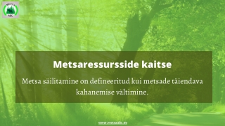 Metsaressursside kaitse