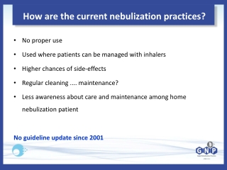 How are the current nebulization practices - Dr. Sheetu Singh