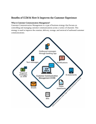 Benefits of CCM & How It Improves the Customer Experience