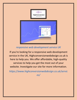 responsive web development service UK