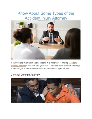 Accident injury attorney near me