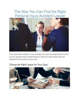 personal injury accident lawyer near me