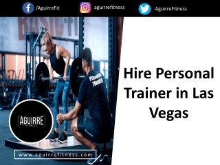 Hire Personal Trainer in Las Vegas