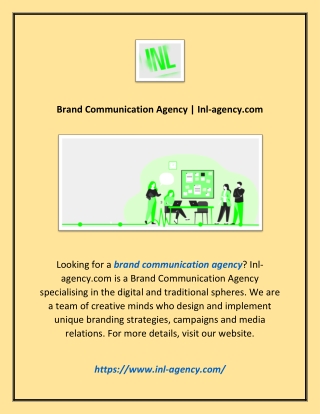 Brand Communication Agency | Inl-agency.com