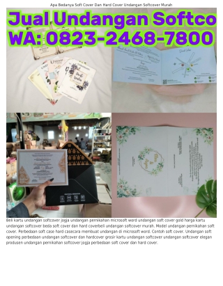 ౦823-2ᏎϬ8-ᜪ8౦౦ (WA) Harga Undangan Pernikahan Softcover Murah Harga Kartu Undang